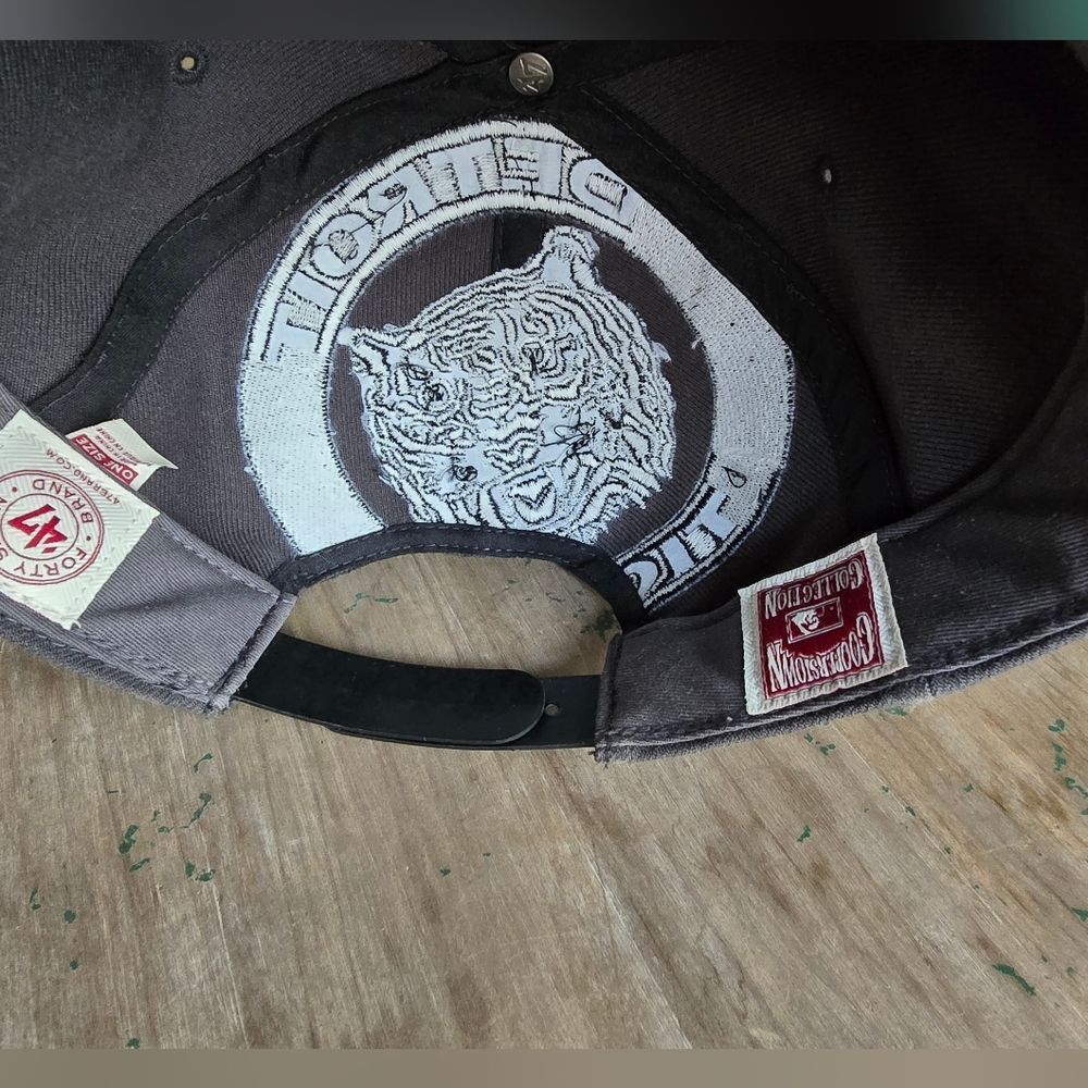 Rare! Detroit Tigers Hat Double Logo '47 Snapback - Picture 7 of 14